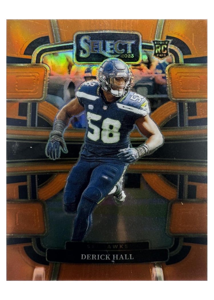 2023 Panini Select Base Set Derick Hall #85 card