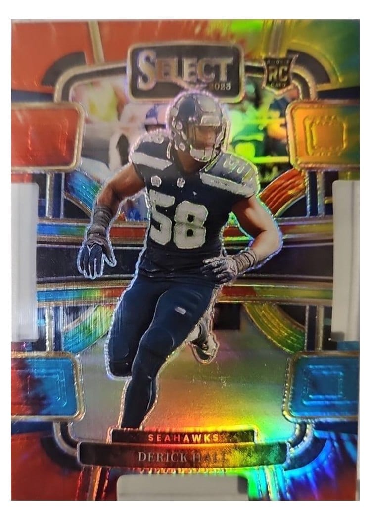 2023 Panini Select Base Set Derick Hall #85 card
