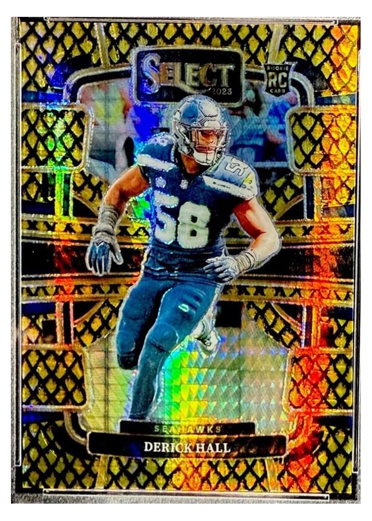 2023 Panini Select Base Set Derick Hall #85 card