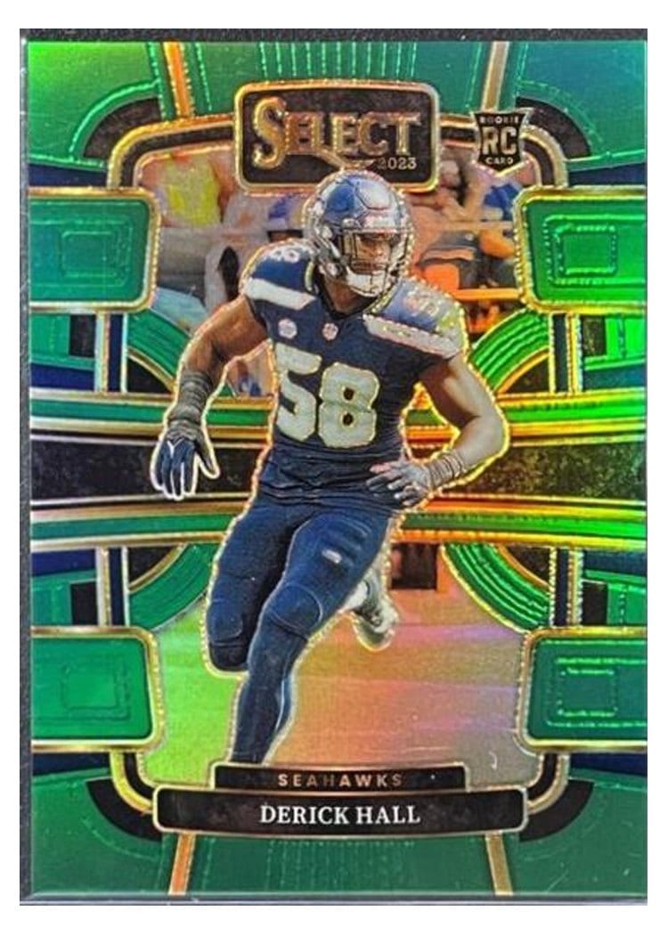 2023 Panini Select Base Set Derick Hall #85 card