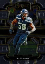 2023 Panini Select Base Set Derick Hall #85 card
