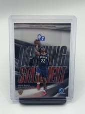 2025-26 Bowman Opening Statement Signatures Derik Queen #OS-DQ card