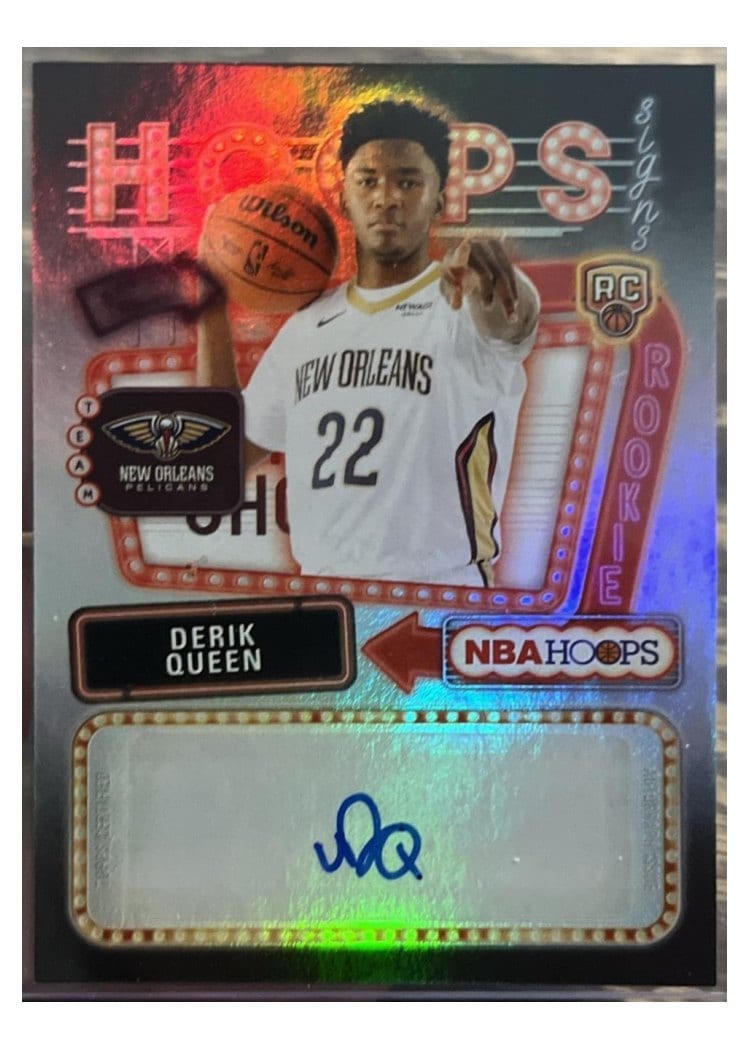 2025-26 NBA Hoops Hoops Rookie First Signs Derik Queen #HFS-DQ