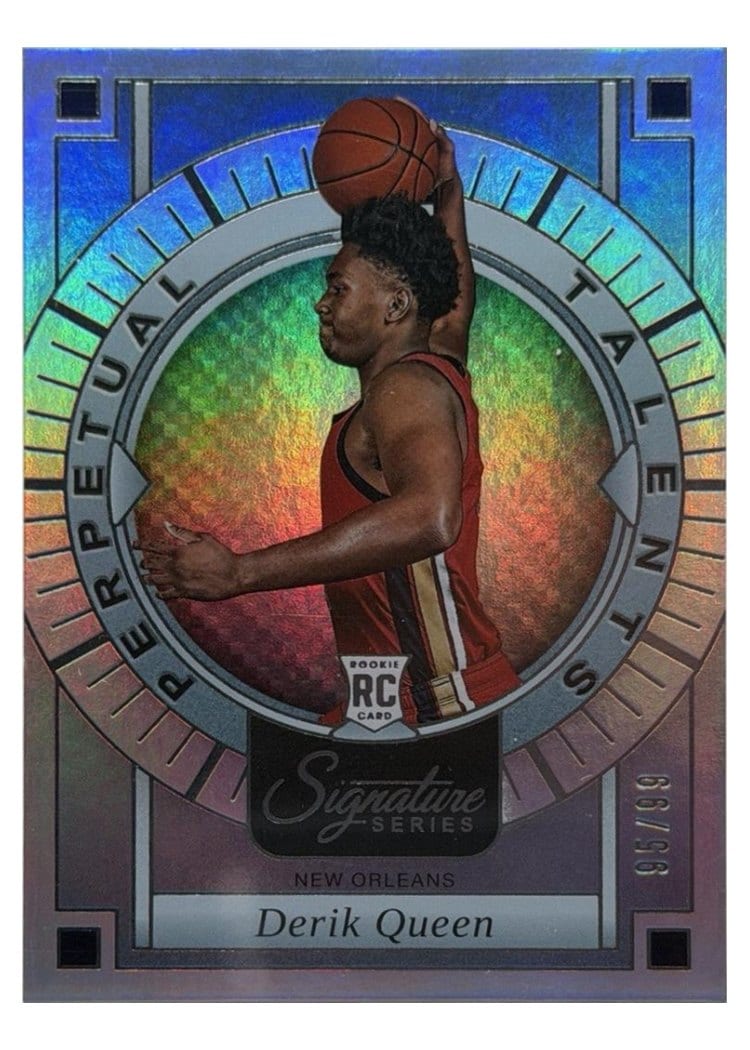 2025-26 Panini Signature Series Perpetual Talents Derik Queen #24 card