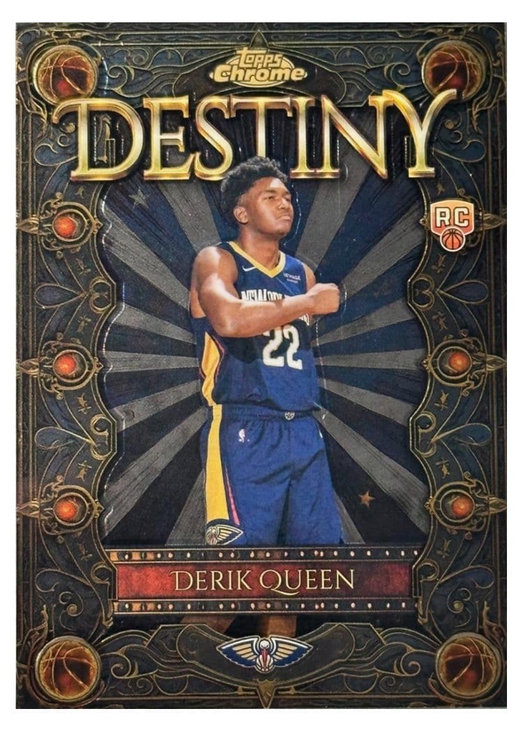 2025-26 Topps Chrome Destiny Derik Queen #D-25 card