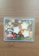 2025-26 Topps Holiday Holiday-Shaped Relics Derik Queen #HSR-10 card