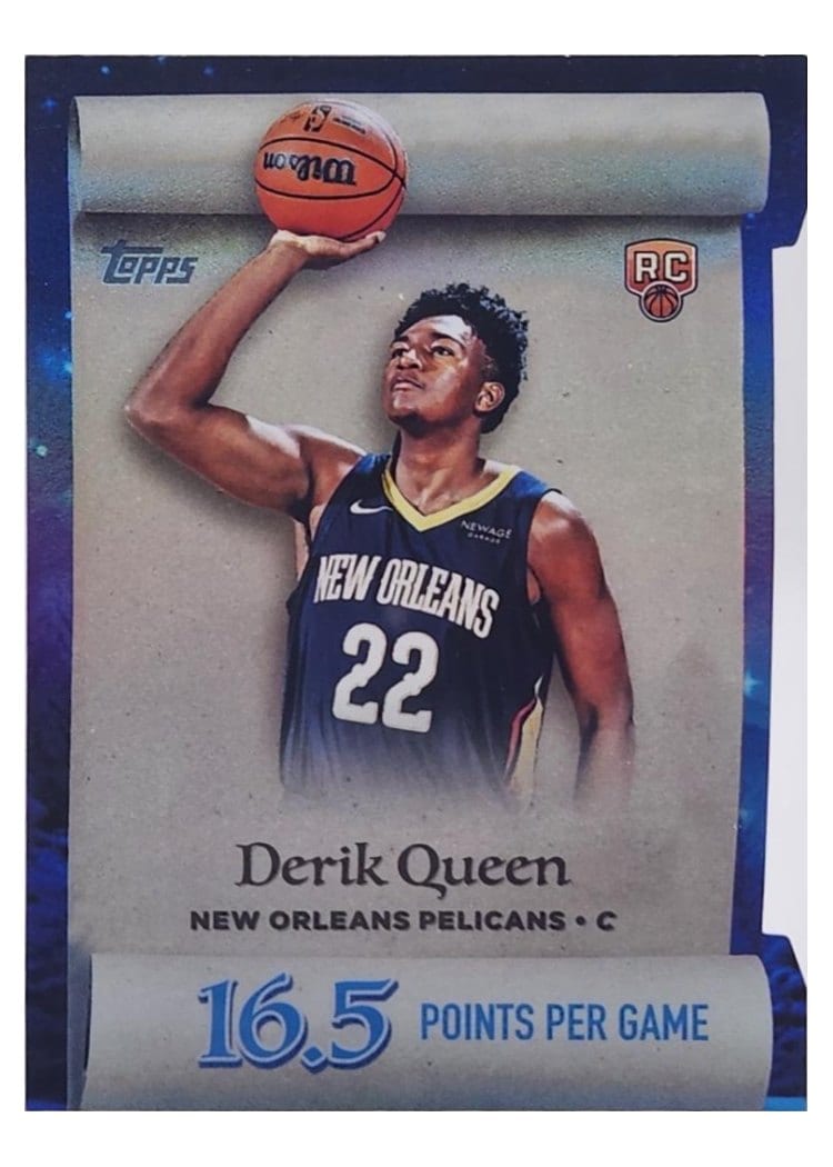 2025-26 Topps Holiday Making The Nice List Derik Queen #ML-13 card