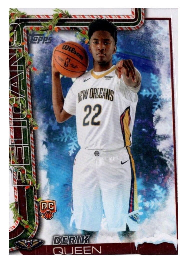 2025-26 Topps Holiday SSP Photo Variations Derik Queen #SSV-DQ