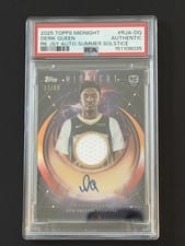 2025-26 Topps Midnight Rookie Jersey Autographs Derik Queen #RJA-DQ