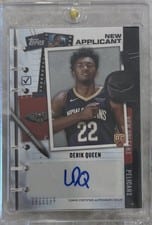 2025-26 Topps New Applicants Autographs Derik Queen #NA-DK card