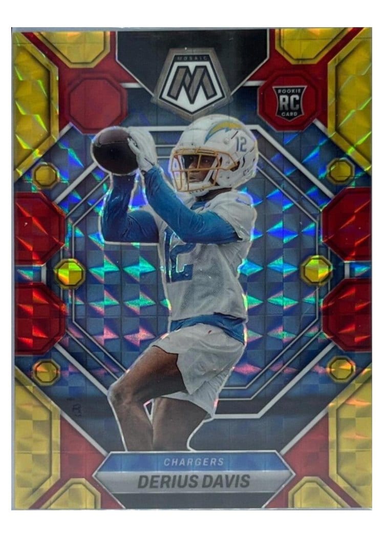 2023 Panini Mosaic Base Set Derius Davis #311 card