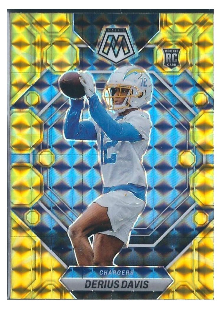 2023 Panini Mosaic Base Set Derius Davis #311 card