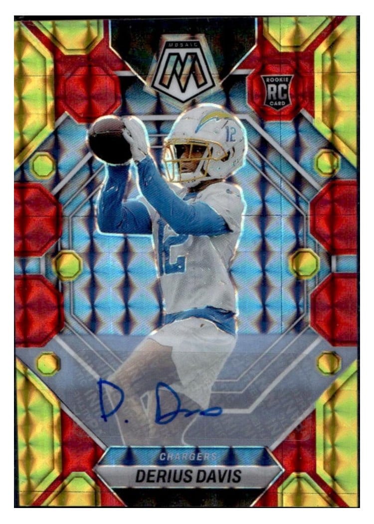 2023 Panini Mosaic Base Set Derius Davis #311 card