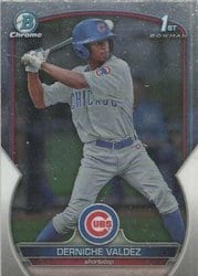 2023 Bowman Chrome Prospects Derniche Valdez #BCP-231 card