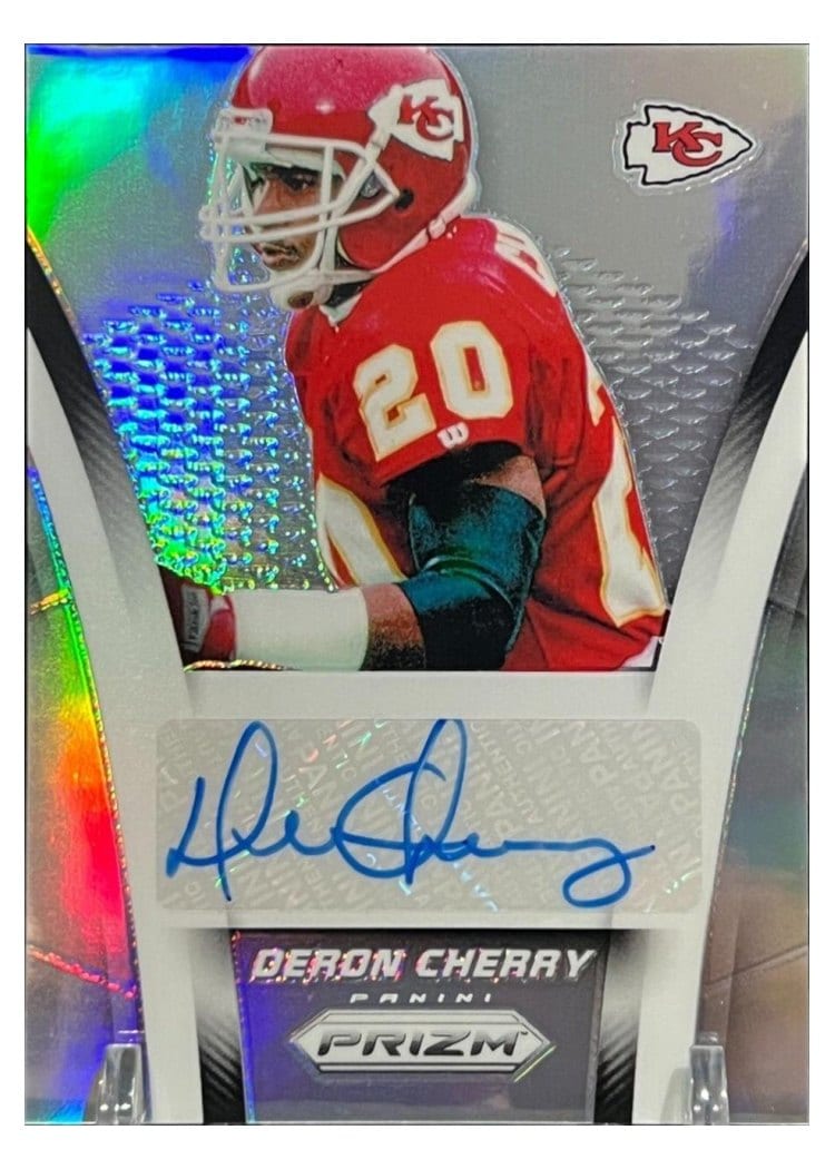 2024 Panini Prizm Flashback Autographs Deron Cherry #FBA-DCY card
