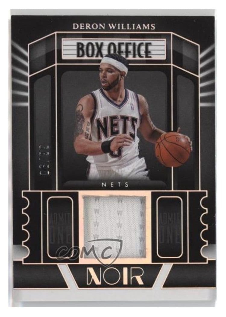 2022-23 Panini Noir Box Office Memorabilia Deron Williams #BOM-DWL card
