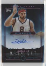 2023-24 Topps Midnight Stroke of Midnight Autographs Deron Williams #SMA-DWI card