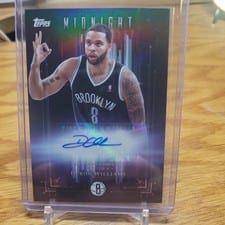 2025-26 Topps Midnight Dark Marks Signatures Deron Williams #DM-DW card