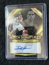 2025-26 Topps Topps Notch Signatures Deron Williams #TNS-DW card