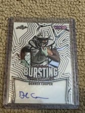 2025 Leaf Vivid Bursting With Talent Autographs Derrek Cooper #TA-DC1 card