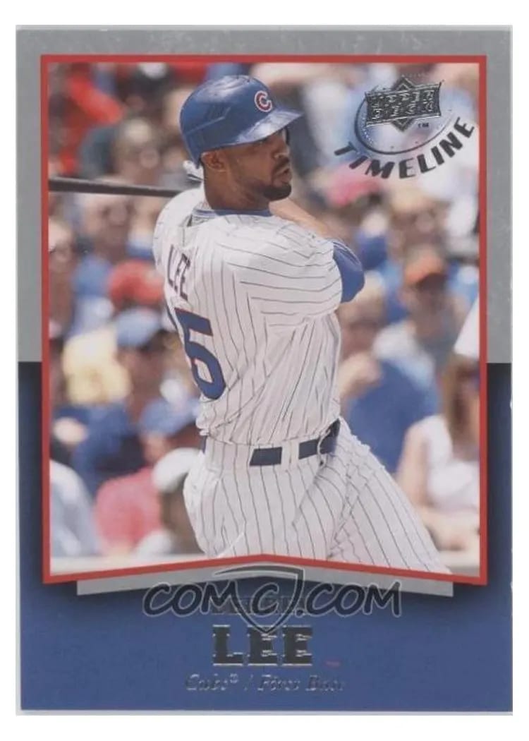 2008 Upper Deck Timeline Derrek Lee #14 card