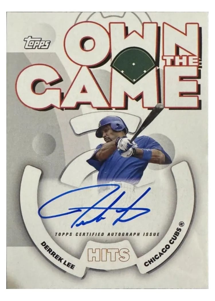 2024 Topps Archives 2006 Topps Baseball Own the Game Autographs Derrek Lee #06OGA-DL card