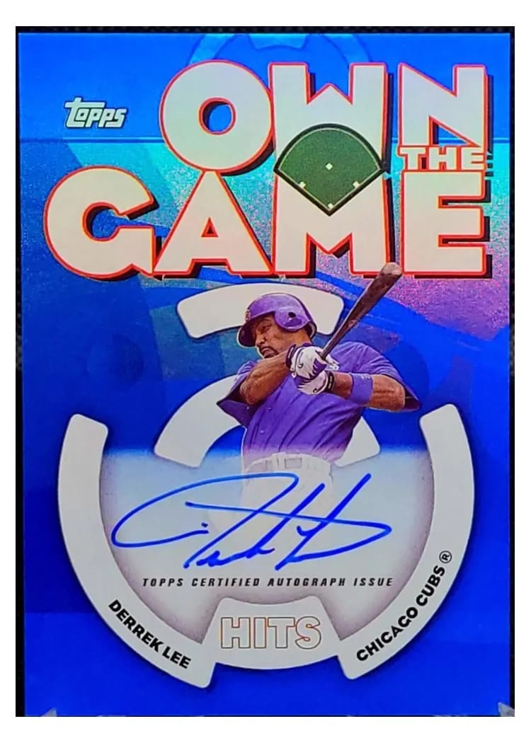 2024 Topps Archives 2006 Topps Baseball Own the Game Autographs Derrek Lee #06OGA-DL card
