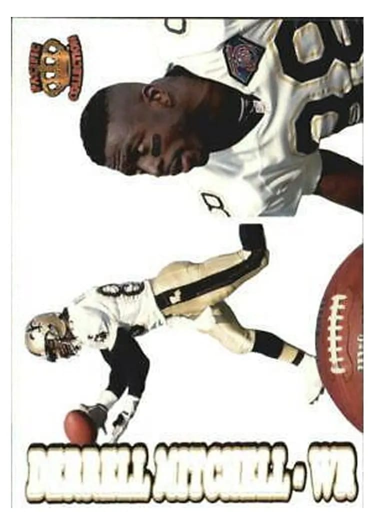 1995 Pacific Prisms Derrell Mitchell #59 card