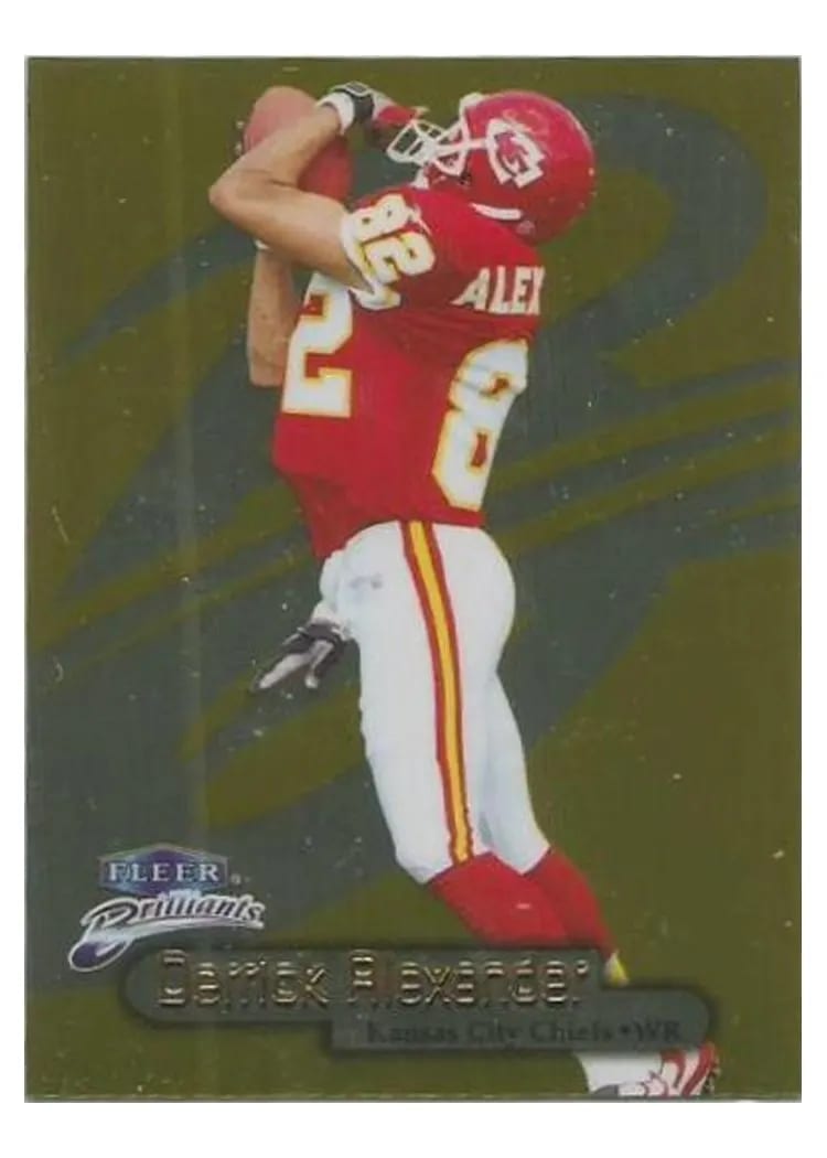 1998 Fleer Brilliants Derrick Alexander #13G card