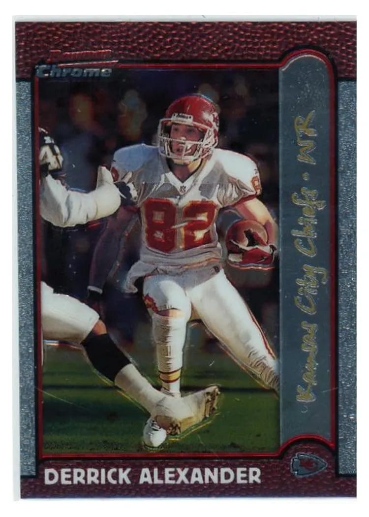 1999 Bowman Chrome Derrick Alexander #75 card