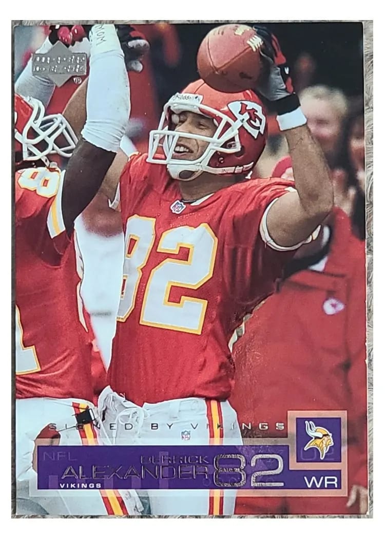 2002 Upper Deck Derrick Alexander #85 card