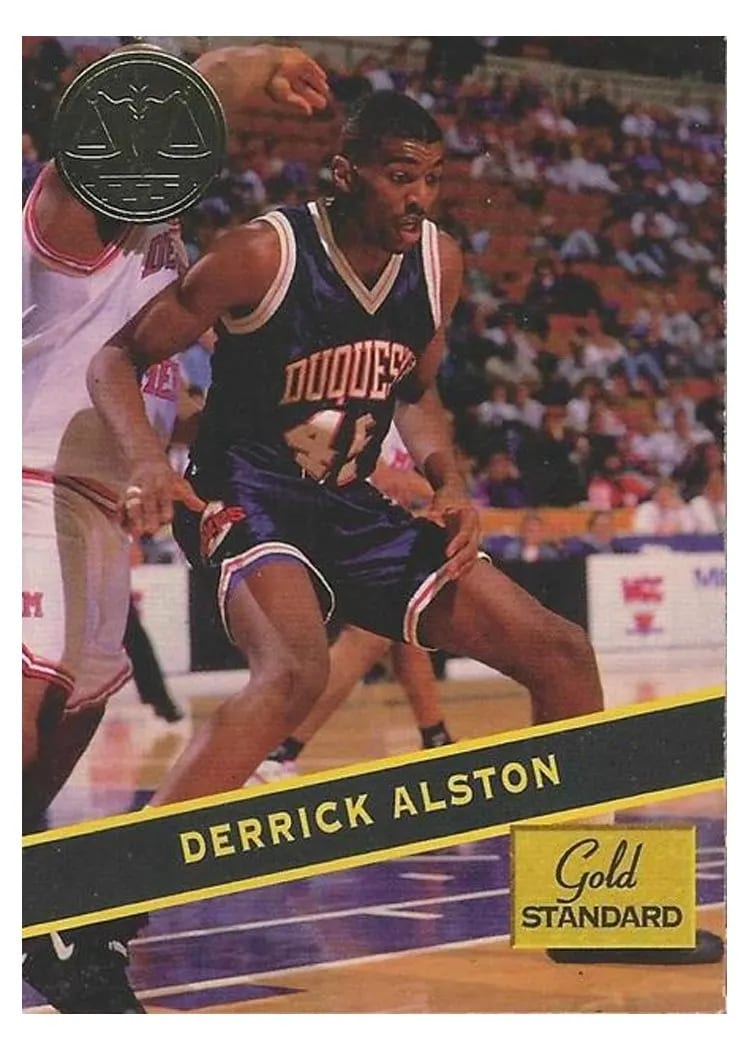 1994 Signature Rookies Gold Standard Derrick Alston #1 card