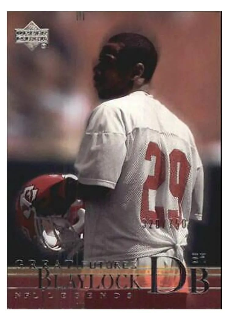 2001 Upper Deck Legends Derrick Blaylock #117 card