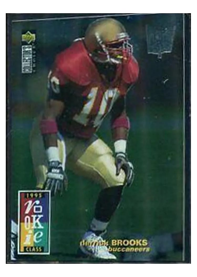 1995 Collector's Choice Derrick Brooks #21 card