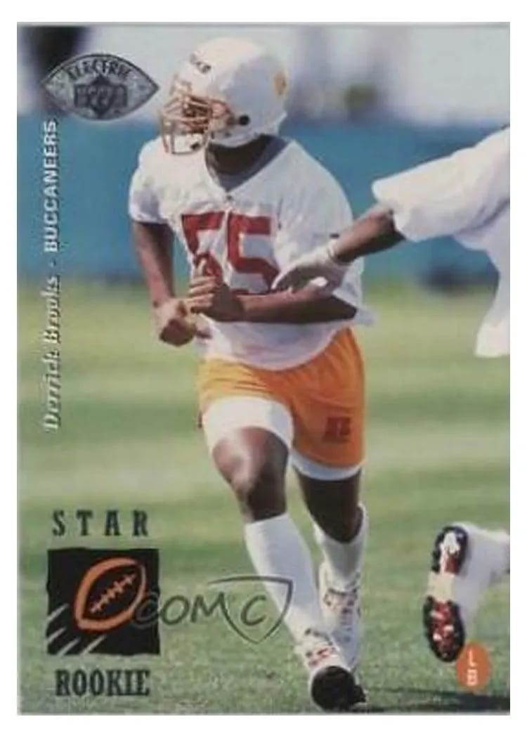 1995 Upper Deck Derrick Brooks #21 card