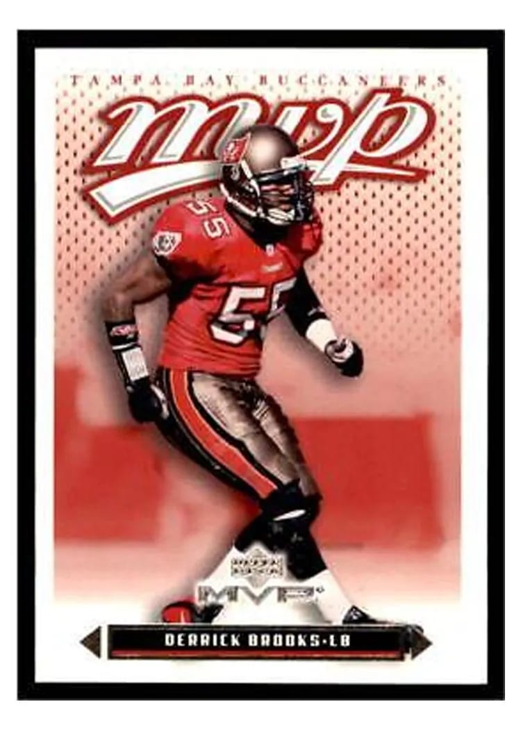 2003 Upper Deck MVP Derrick Brooks #3 card