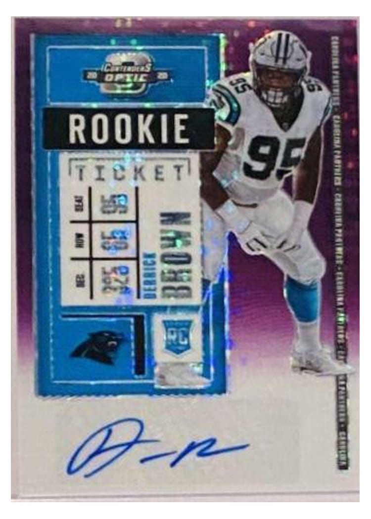 2020 Panini Contenders Optic Base Set Derrick Brown #146 card