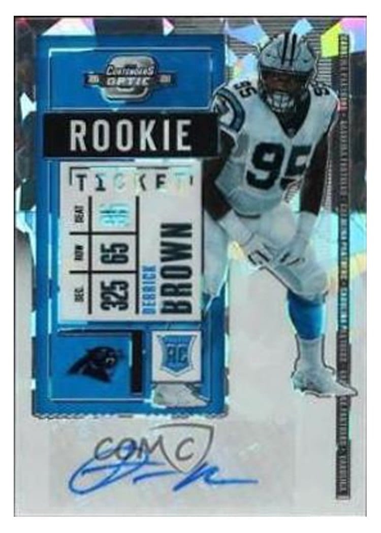 2020 Panini Contenders Optic Base Set Derrick Brown #146 card