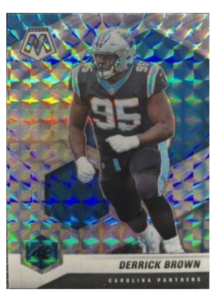 2021 Panini Mosaic Base Set Derrick Brown #39 card