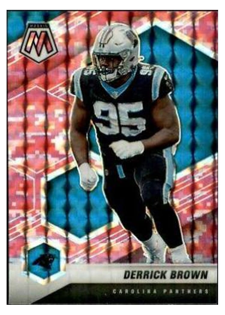 2021 Panini Mosaic Base Set Derrick Brown #39 card