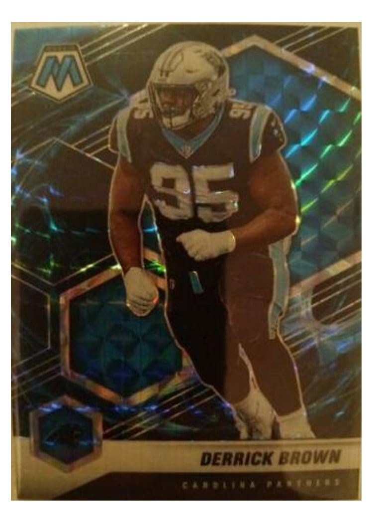 2021 Panini Mosaic Base Set Derrick Brown #39 card