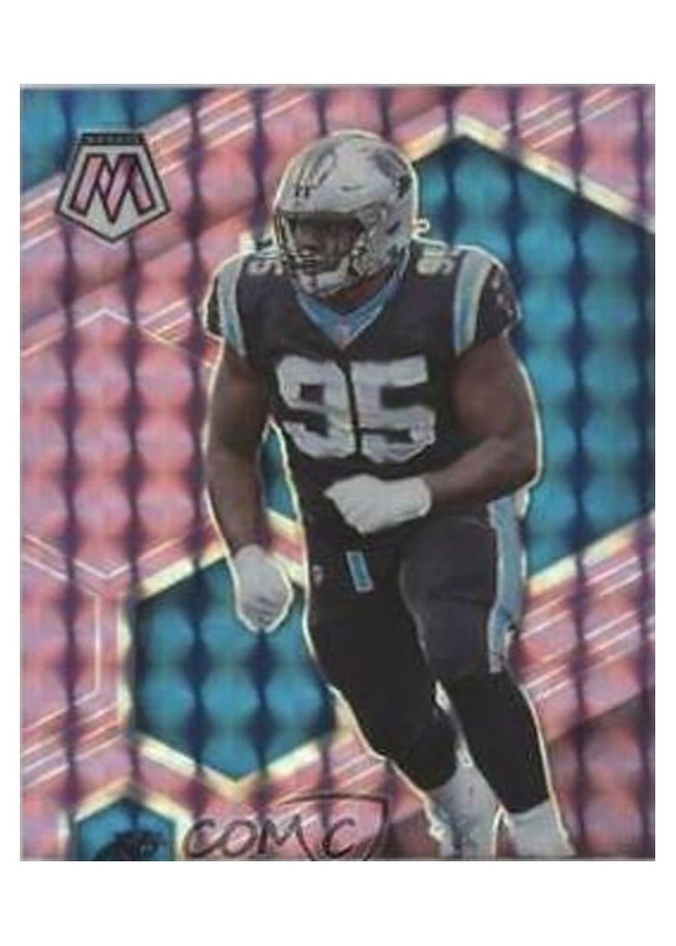 2021 Panini Mosaic Base Set Derrick Brown #39 card
