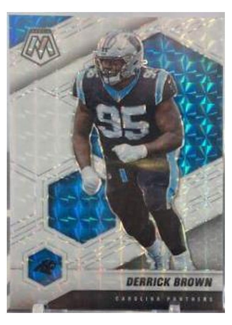 2021 Panini Mosaic Base Set Derrick Brown #39 card