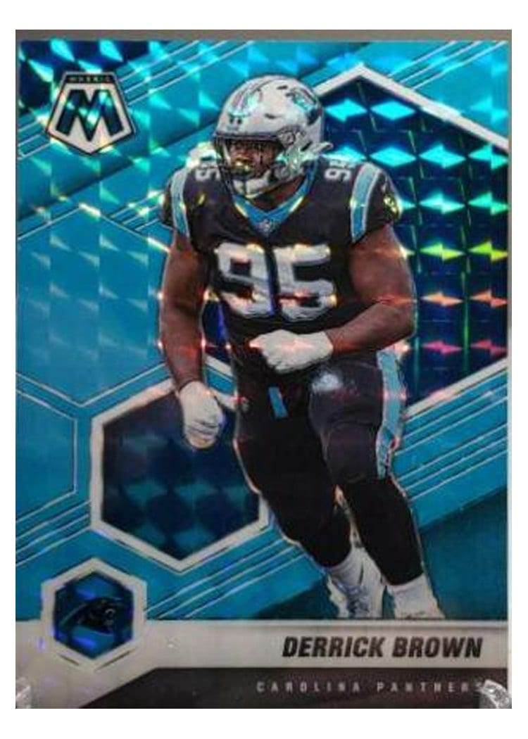 2021 Panini Mosaic Base Set Derrick Brown #39 card