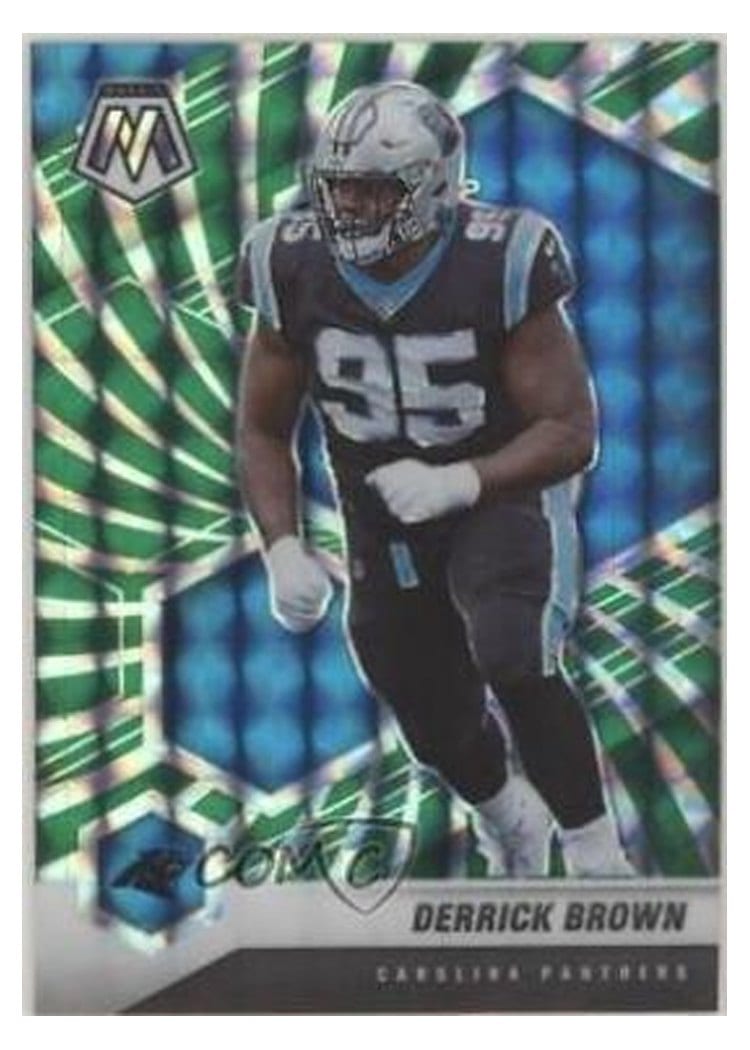 2021 Panini Mosaic Base Set Derrick Brown #39 card