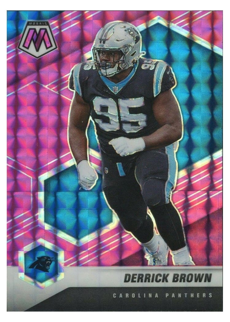 2021 Panini Mosaic Base Set Derrick Brown #39 card