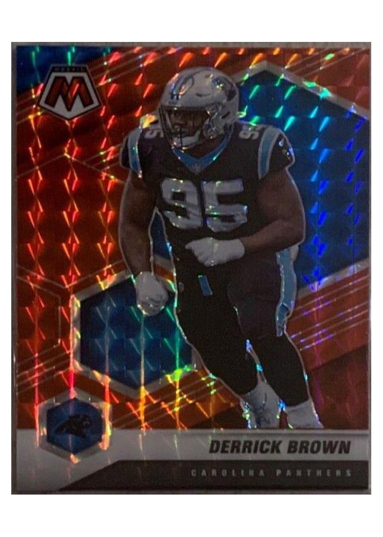 2021 Panini Mosaic Base Set Derrick Brown #39 card