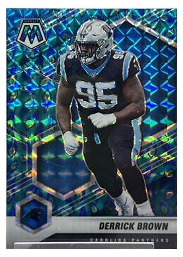 2021 Panini Mosaic Base Set Derrick Brown #39 card