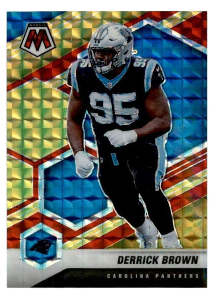 2021 Panini Mosaic Base Set Derrick Brown #39 card