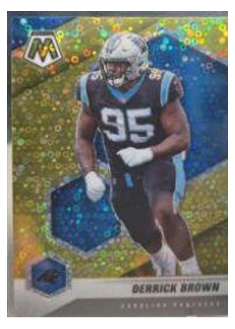 2021 Panini Mosaic Base Set Derrick Brown #39 card